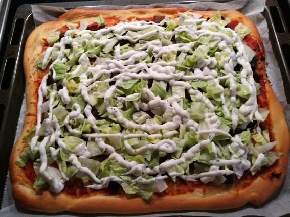 Ungernes Kebab Pizza